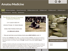 Tablet Screenshot of amatsu-medicine.com